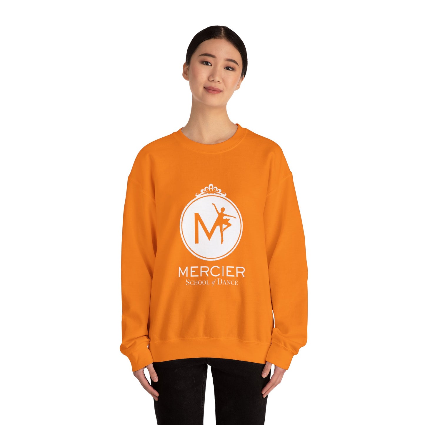 Mercier School Ballet Logo Crewneck Adult Sweatshirt