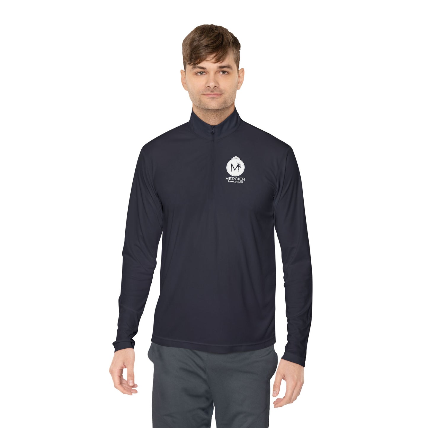 Mercier School Ballet Logo - Quarter-Zip Pullover