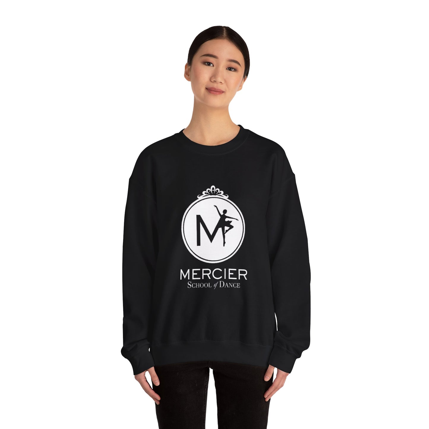 Mercier School Ballet Logo Crewneck Adult Sweatshirt