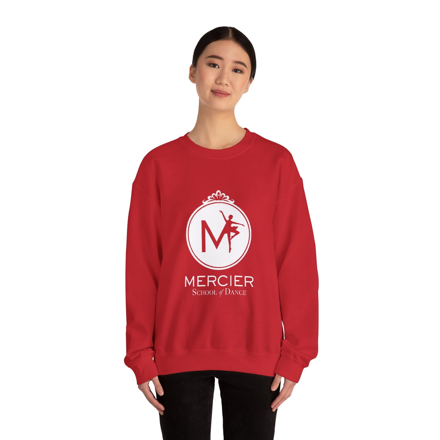 Mercier School Ballet Logo Crewneck Adult Sweatshirt