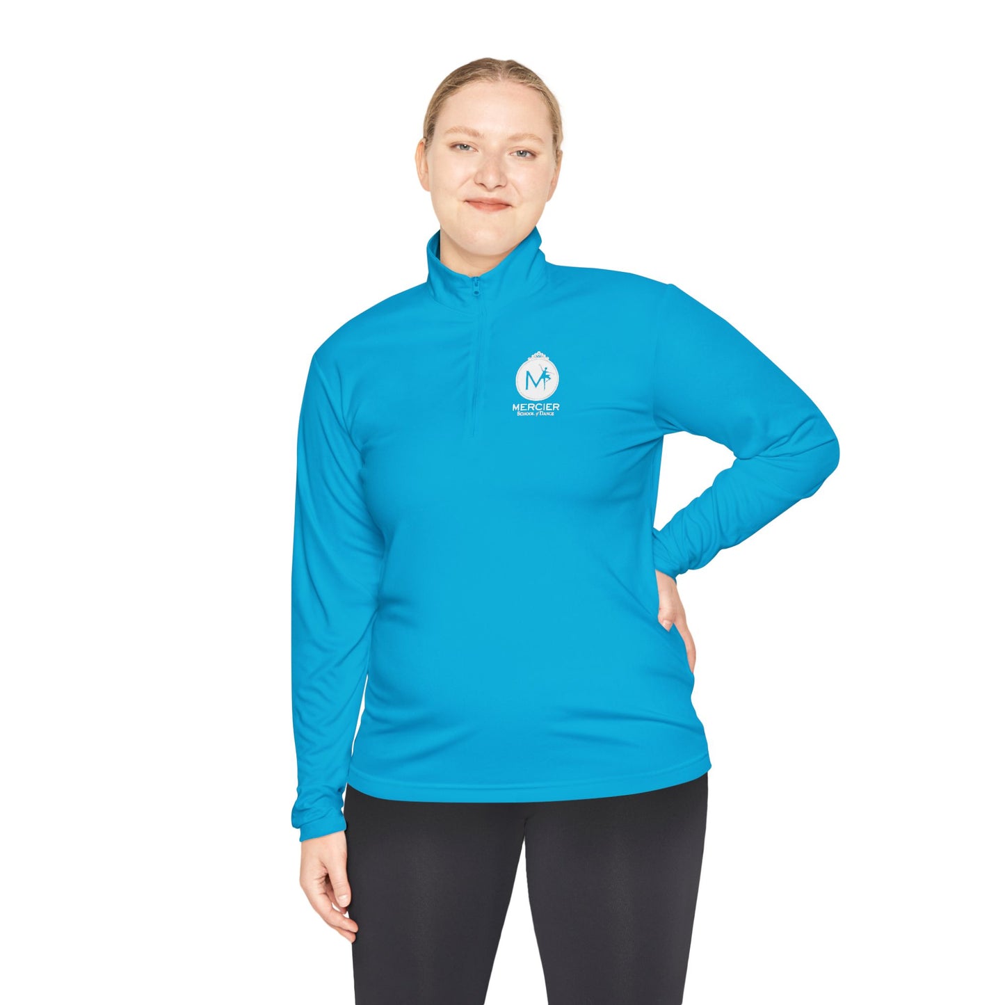 Mercier School Ballet Logo - Quarter-Zip Pullover