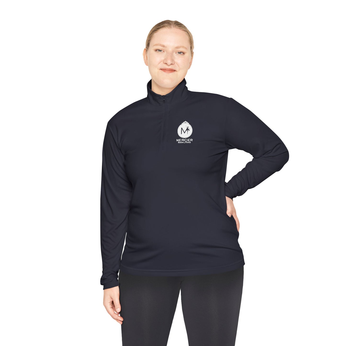 Mercier School Ballet Logo - Quarter-Zip Pullover